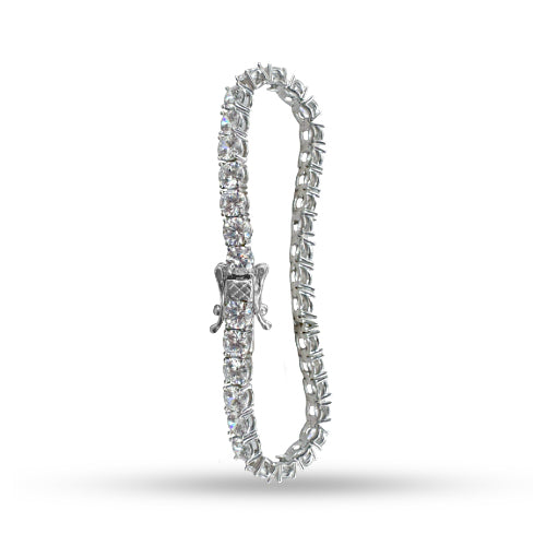 Round Cubic Zirconia classic tennis bracelet