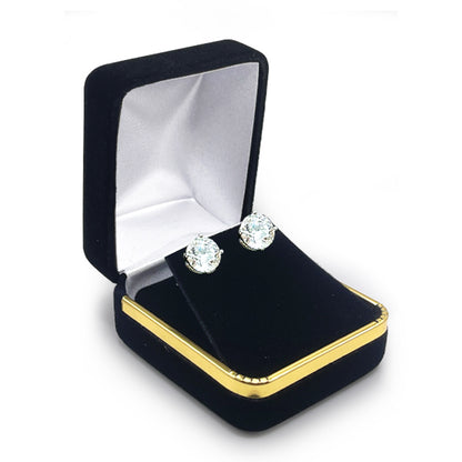 925 Sterling Silver Cubic Zirconia Studs – Perfect for Any Occasion