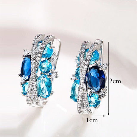 Gorgeous Blue white Cubic Zirconia