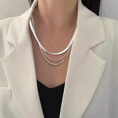 Silver 3 teir chain set