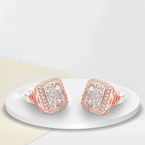 925 Silver Moissanite Stud Earrings. Crafted with precision, these earrings are perfect